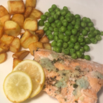 Germidour garlic roast salmon