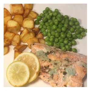 Germidour garlic roast salmon