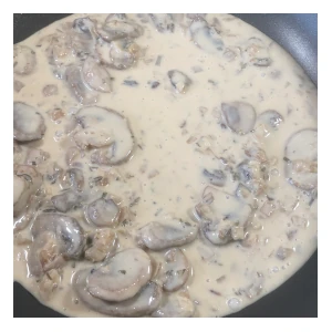 lactose free creamy mushroom sauce