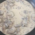 Lactose free creamy mushroom sauce